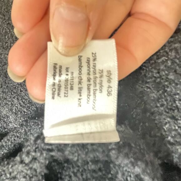 Barefoot Dreams Cardigan Open Front Ombre Pewter Midnight L XL - Picture 7 of 9